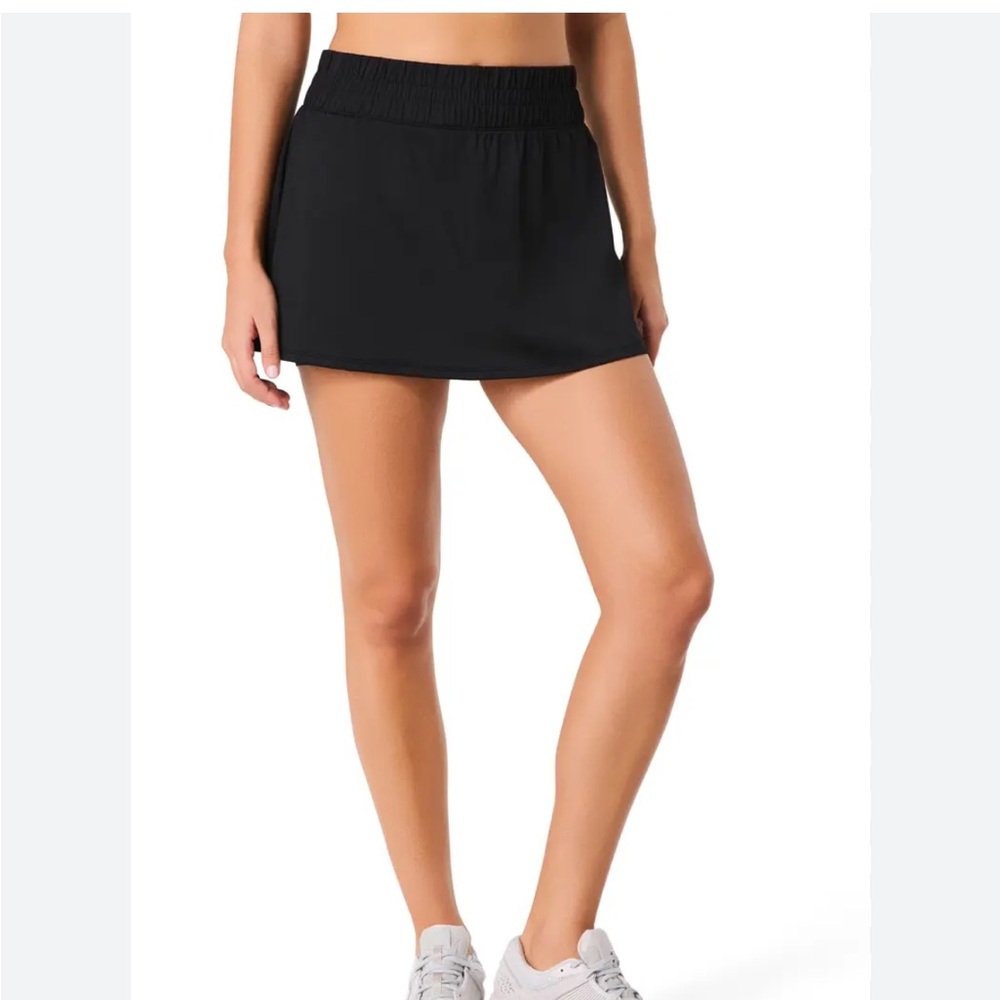 SPANX booty boost Active Skort with Built-In Shorts tennis skirt